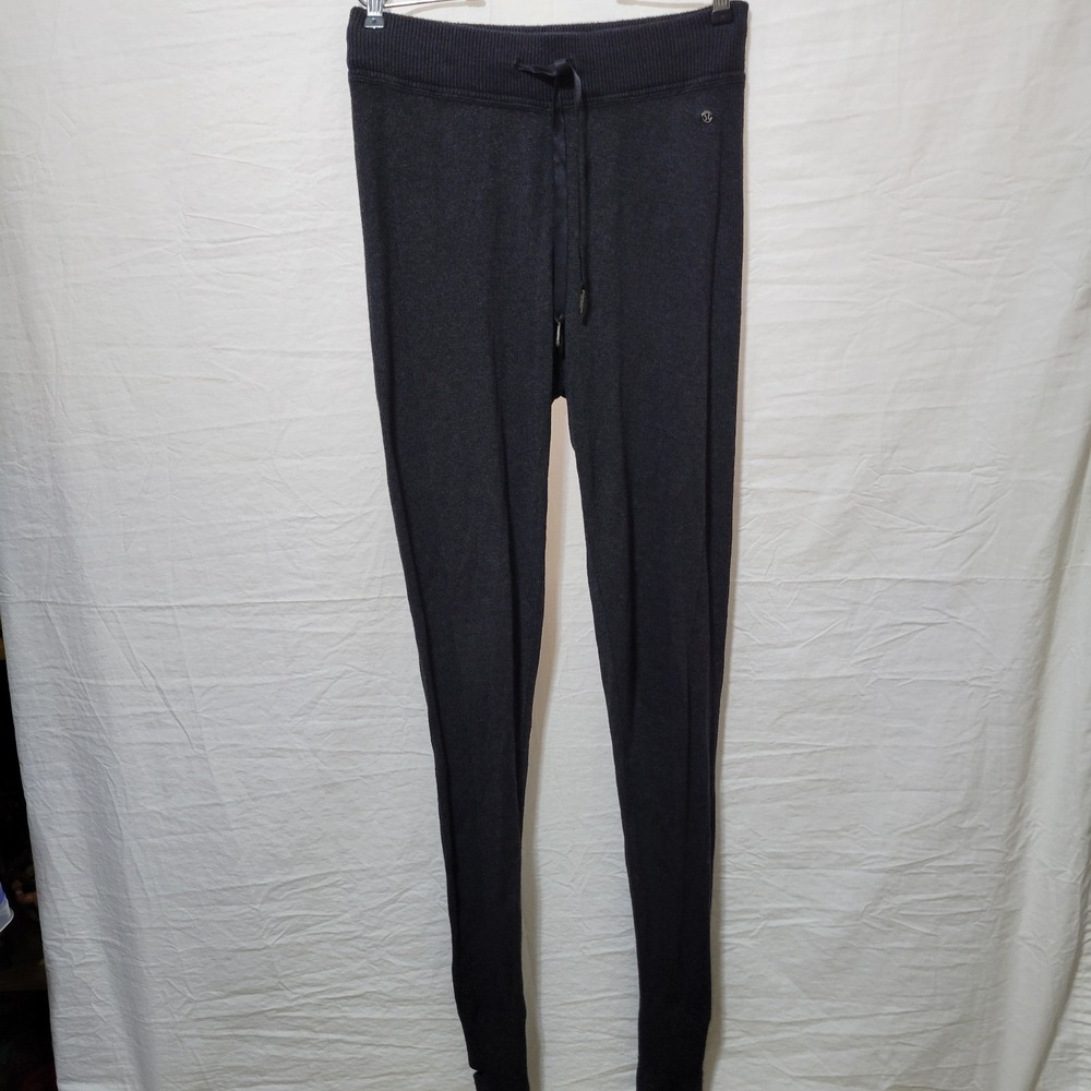 Lululemon Sweet Savasana Sweater Pant Heathered Black Knit Leggings Size 6
